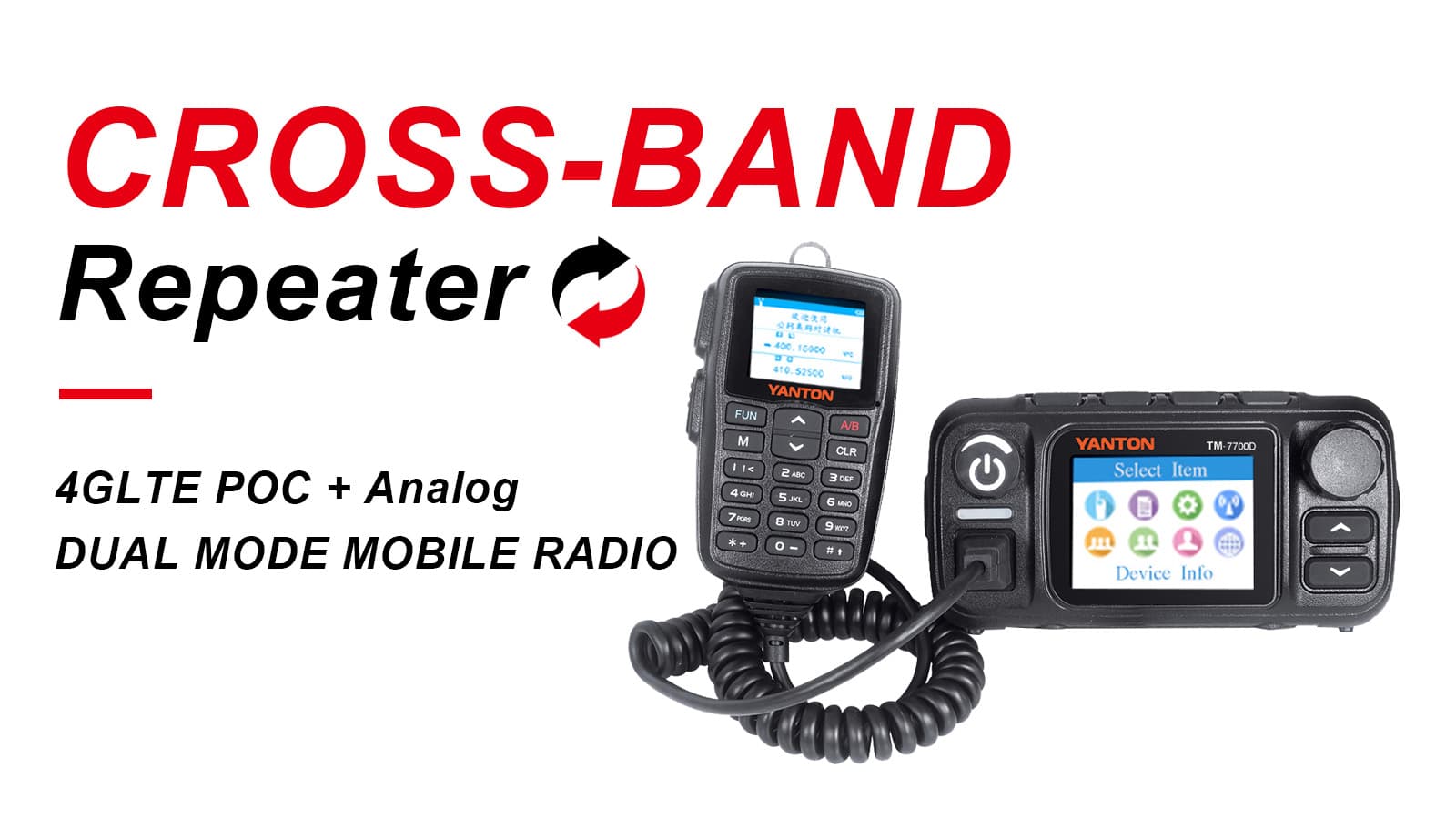 How does cross band repeater function works?