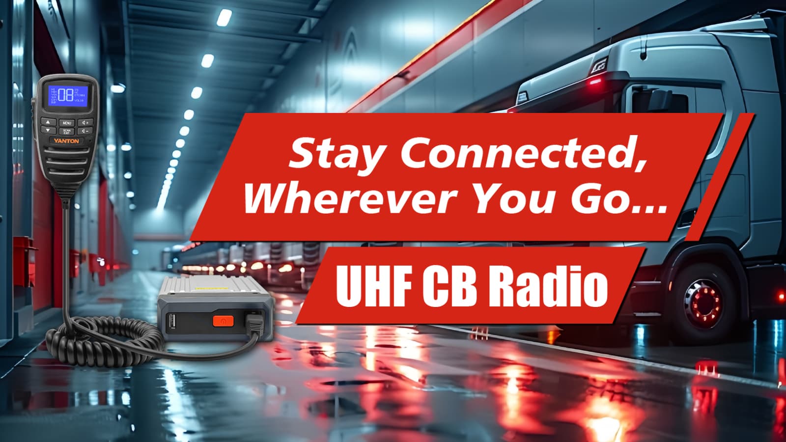 Stay Connected, Wherever You Go.. TM-7500 UHF CB Radio