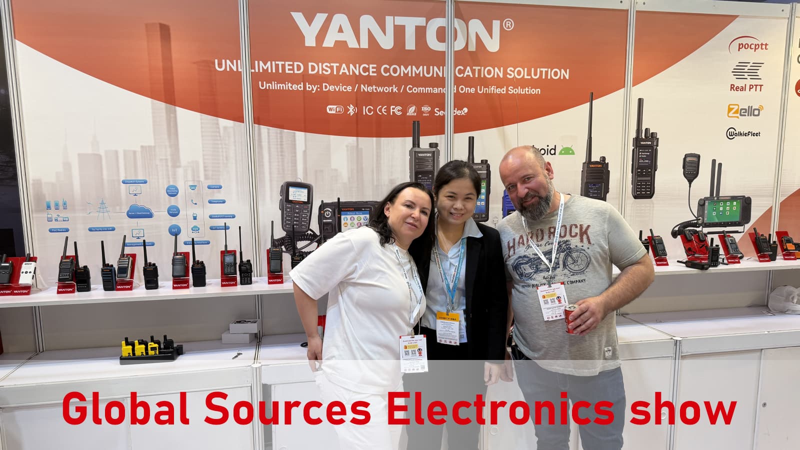 YANTON Brings Professional Communication Solutions to Global Sources Electronics show.